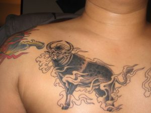 Bull Tattoos Women