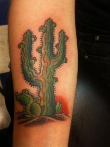 Cactus Tattoo Design