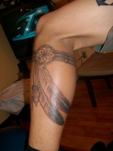 Calf Band Tattoo