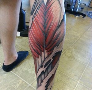 Calf Muscle Tattoos