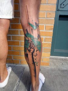 Calf Sleeve Tattoos