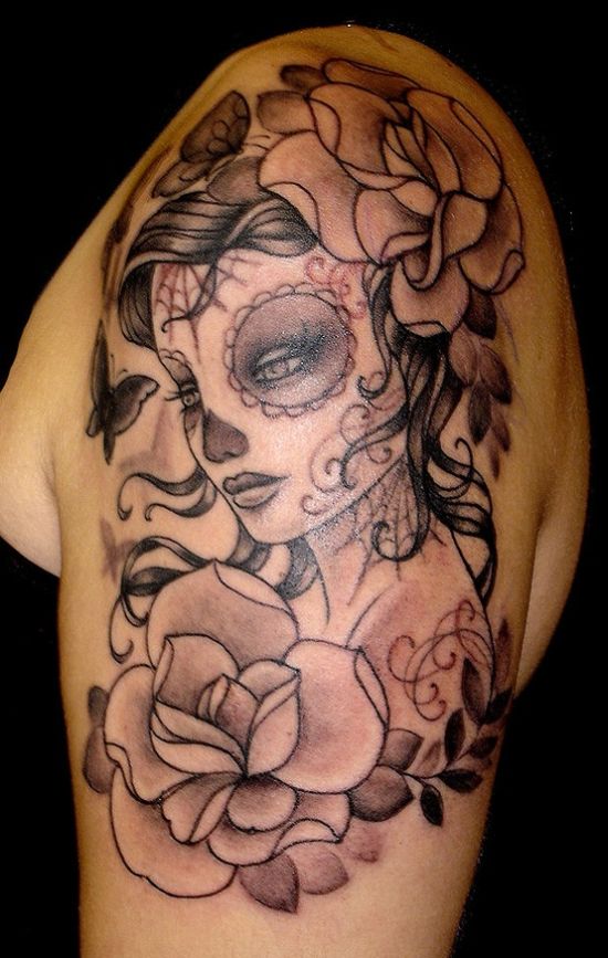 Candy Skull Tattoos Designs Ideas and Meaning Tattoos 