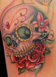 Candy Skulls Tattoo