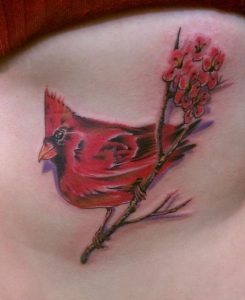 Cardinal Bird Tattoos