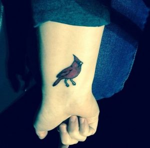 Cardinal Tattoo Small