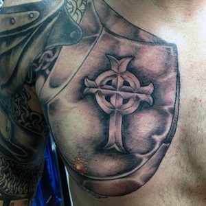 Chest Armor Tattoo