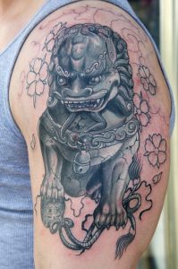 Chinese Foo Dog Tattoo