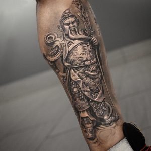 Chinese Warrior Tattoo