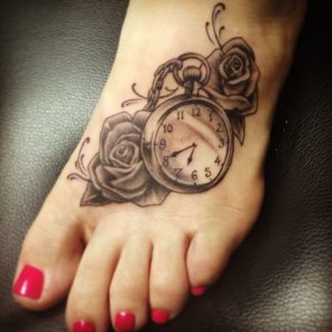 Clock Tattoo for Women