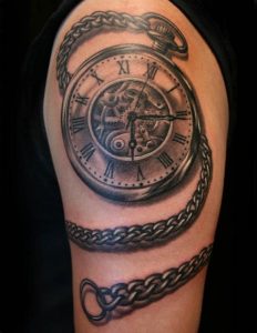 Clock Tattoos for Men