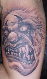 Clown Face Tattoo