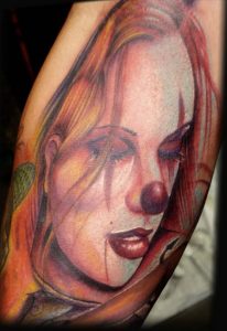 Clown Girl Tattoo