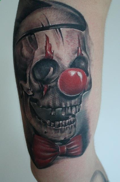 51 Scary Clown Tattoo Designs For Bad Boys  Girls  PICSMINE