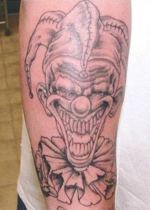 Crazy Clown Tattoos