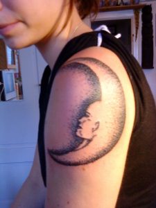Crescent Moon Tattoo Ideas