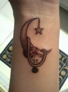Crescent Moon Tattoo Images