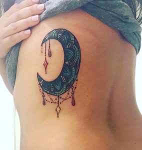 Crescent Moon Tattoos Designs