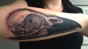 Crow Skull Tattoo