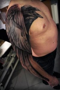 Crow Tattoo Sleeve