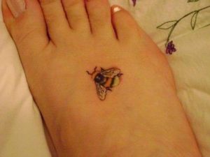 Cute Bee Tattoos