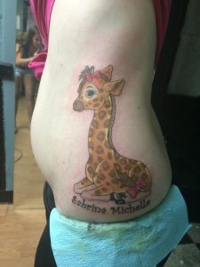 Cute Giraffe Tattoos