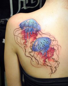 Cute Jellyfish Tattoo