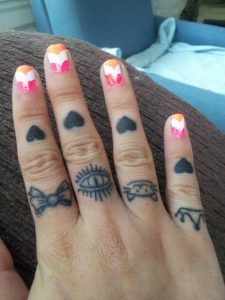 Cute Knuckle Tattoos