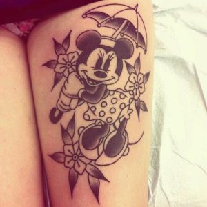 Disney Thigh Tattoos