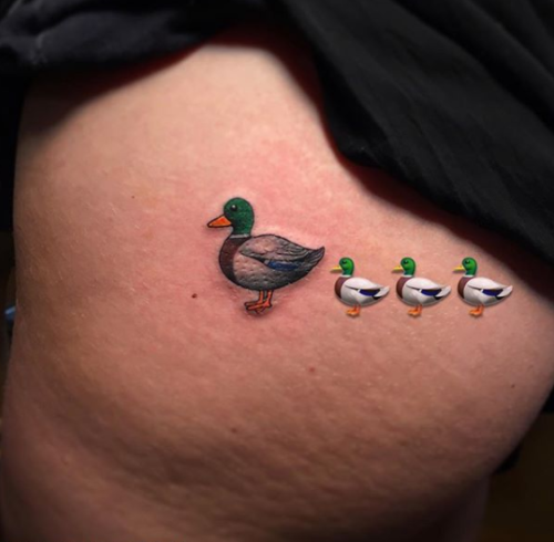 Duck Tattoos for Women.