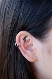 Ear Tattoo Music