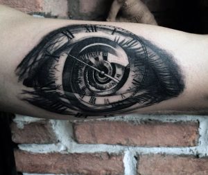 Eye Clock Tattoo