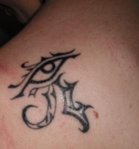 Eye of Horus Tattoo Design