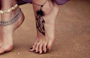 Feather Feet Tattoos
