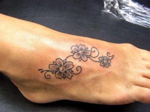 Feet Tattoos for Girls