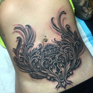 Female Belly Tattoos