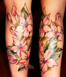 Female Calf Tattoos