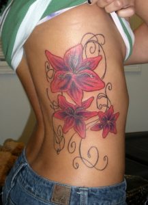 Female Rib Cage Tattoos