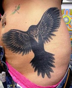 Female Stomach Tattoo