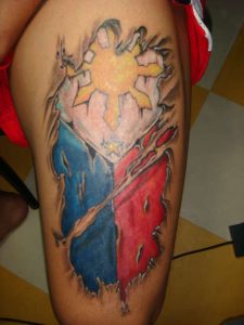 Filipino Flag Tattoo