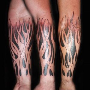 Fire Sleeve Tattoo