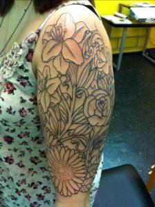 Floral Half Sleeve Tattoos