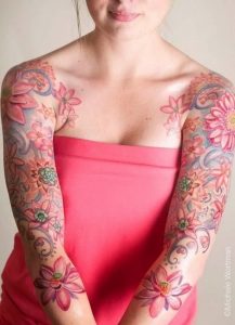 Floral Tattoo Sleeve