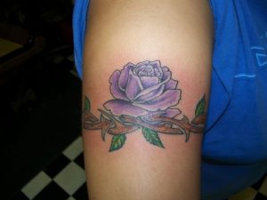 Flower Armband Tattoos