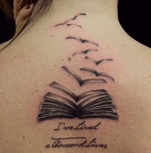 Flying Book Tattoos