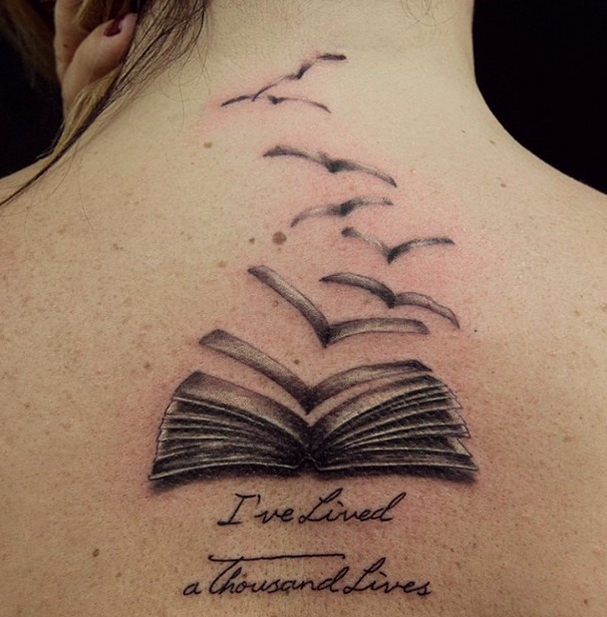 Book Tattoos Designs, Ideas and Meaning | Tattoos For You