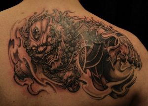 Foo Dog Tattoo