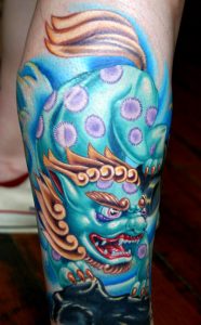 Foo Dog Tattoo Colors