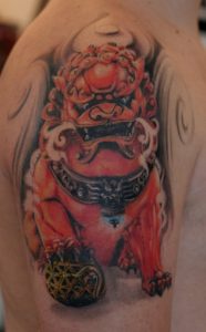 Foo Dog Tattoo Designs