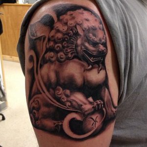 Foo Dogs Tattoo