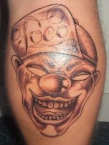 Gangster Clown Tattoos